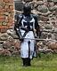 Medieval Black Templar Knight Sword Suit, Halloween Cosplay RolePlay Armor Suit