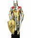 Medieval Brass Knight Wearable Suit Of Armor Crusader Combat Full Body Armour