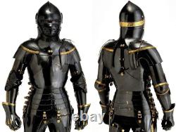Medieval Collection Private Limited Medieval Knight Black Suit Of Armor Combat