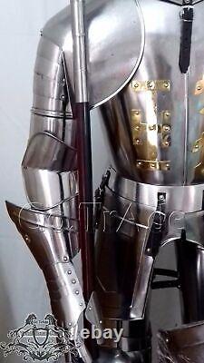 Medieval Combat Full Body Armour Medieval Knight Armor Suit Halloween Costume