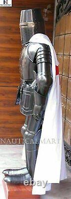 Medieval Crusader Gothic Full Body Armour Costume Wearable Knight Suit Of Armor