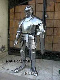 Medieval Crusader Knight Wearable Suit Of Armor Gothic Full Body Armour