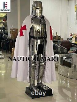 Medieval Crusader Wearable Full Suit of Armor Knight LARP SCA Armor Full Body