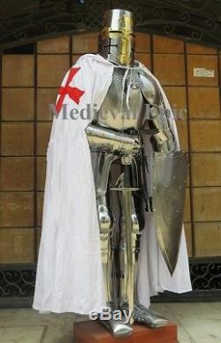 Medieval Epic Knight Crusader Full Suit of Armour Collectibles Armor Costume