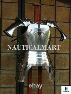 Medieval Epic Knight Halloween Half Suit of Armour Breastplate Wearable Costume