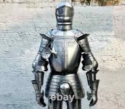 Medieval European Armor Suit Knight Wearable Full Body Armour Crusader Templar