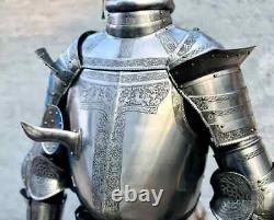 Medieval European Armor Suit Knight Wearable Full Body Armour Crusader Templar