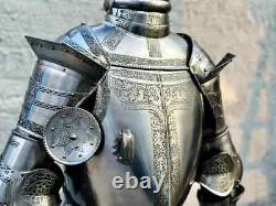 Medieval European Armor Suit Knight Wearable Full Body Armour Crusader Templar