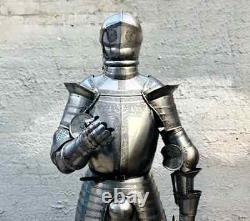 Medieval European Armor Suit Knight Wearable Full Body Armour Crusader Templar