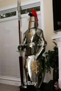 Medieval Full Body Armor Knight Rare Suit Of Templar Armor WithLANCE Combat
