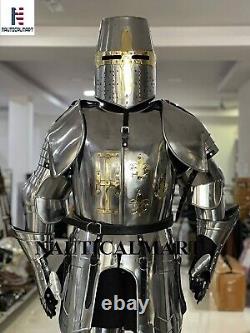 Medieval Full Body Armor Suit Wearable Suit of Crusader Knight Costume Cosplay