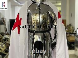 Medieval Full Body Armor Suit Wearable Suit of Crusader Knight Costume Cosplay