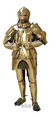 Medieval Full Body Armour Wearable Knight Suit Of Armor Costume Rustic Vintage