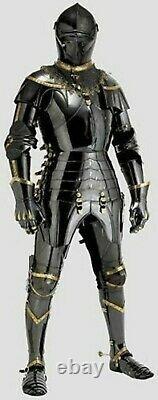 Medieval Full Knight Suit of Armor 15th Century Combat Full Body Armour