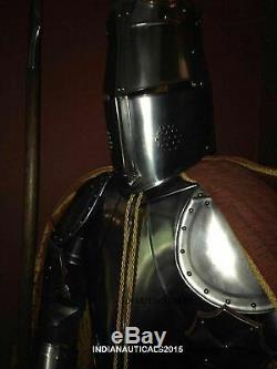 Medieval Full Suit 15TH Century Combat Body Armour Wearable Knight Halloween Sui