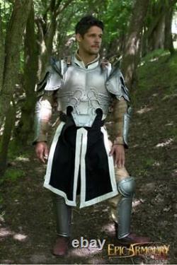 Medieval Full Suit Armor Cuirass Knight Body Armor Steel LARP Reenactment 18g