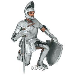 Medieval Fully Wearable Maximillian Knight Full Suit of Armor Warrior Costume