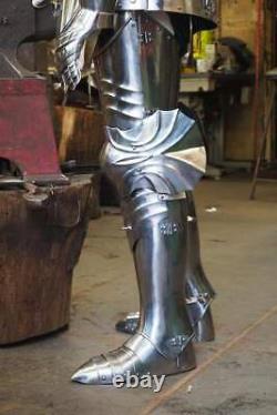 Medieval German Gothic Suit of Armor 15th Century Knight Armour Suit