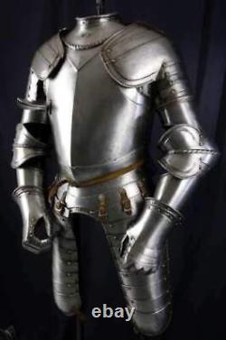 Medieval Gothic Armor Knight Suit Battle Ready Steel Armour Suit With helmet