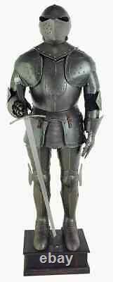 Medieval Gothic Armor Knight Wearable Suit Of Armor Crusader Combat Full Body