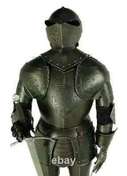 Medieval Gothic Armor Knight Wearable Suit Of Armor Crusader Combat Full Body