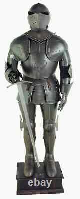 Medieval Gothic Armour Knight Wearable Suit Of Armor Crusader Combat Full Body