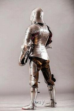Medieval Gothic Battle Warrior Full Body Knight Armor Suit Best Halloween Gift