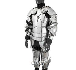Medieval Gothic Cuirass Armor Suit 18 Gauge Steel Knight Body Armor
