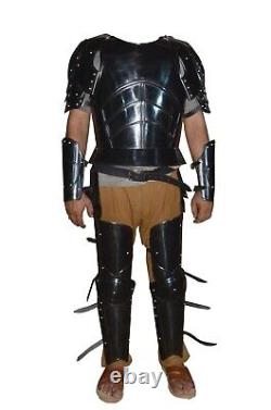 Medieval Gothic Full Body Suit Of Armor Battle Knight Reenactment Armour Costume