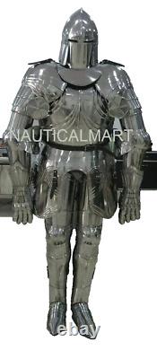 Medieval Gothic Full Body Suit Of Armor Battle Knight Roman Armor Halloween