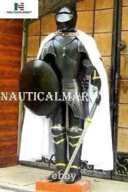 Medieval Gothic Knight Full Body Armour Wearable Suit Of Armor Crusader Combat