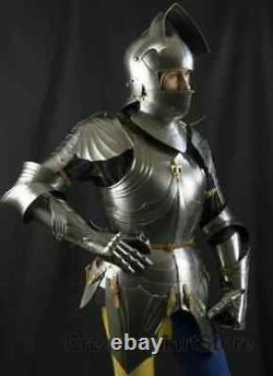 Medieval Gothic Suit Of Armor, Custom Larp Full Body Armour, Knight Warrior