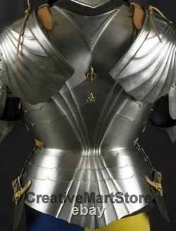 Medieval Gothic Suit Of Armor, Custom Larp Full Body Armour, Knight Warrior