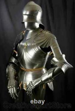 Medieval Gothic Suit Of Armor Custom Larp Full Body Armour Warrior Knight