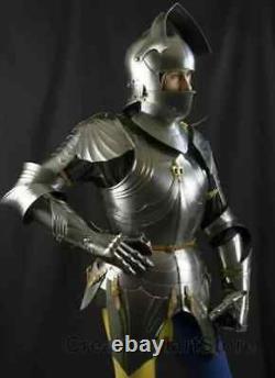 Medieval Gothic Suit Of Armor Custom Larp Full Body Armour Warrior Knight