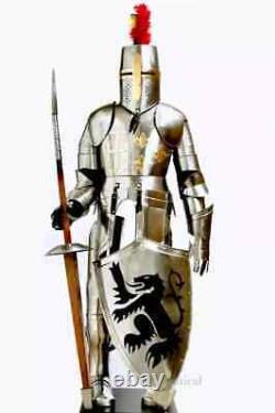 Medieval Gothic Wearable Knight Suit Of Armor Crusader Combat Full Body Armour