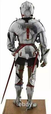 Medieval Gothic Wearable Knight Suit Of Armor Crusader Combat Full Body Armour