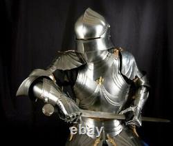 Medieval Gothic Wearable Knight Suit Of Armor Crusader Combat Full Body Armours