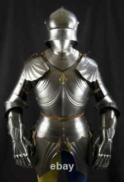 Medieval Gothic Wearable Knight Suit Of Armor Crusader Combat Full Body Armours