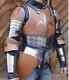 Medieval Half Armor Suit Leather & Steel Knight Warrior SCA Larp Cosplay Armor