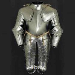 Medieval Half Armour Suit 17th Century replica Crusader Larp Knight Armor suit