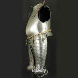 Medieval Half Armour Suit 17th Century replica Crusader Larp Knight Armor suit