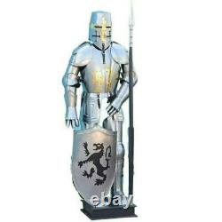 Medieval Handmade Steel Full Body Armour Medieval Knight Templar Combat Suit