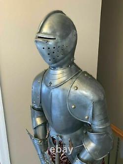 Medieval KNIGHT Full Suit Of Armor Marto Toledo SPAIN Fleur de Lis FRENCH