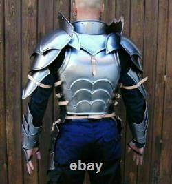 Medieval Knight Armor Breastplate, Pauldrons and Bracers Half Armour Suit Replic