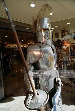 Medieval Knight Armor/ Suit Of Armor Wearable Full Body Armor With Wood stand
