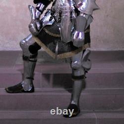 Medieval Knight Armor Suit of King Richard Steel Larp Armor Wearable SCA Armour