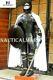 Medieval Knight Black Wearable Suit Armor Full Body Costume Close Face Helmet