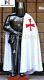 Medieval Knight Black Wearable Suit Armor Full Body Costume Templar Armor Helmet