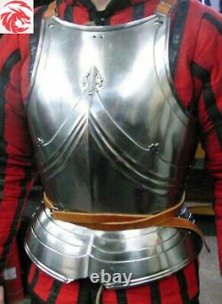 Medieval Knight Breastplate Battle Warrior Armour Jacket Steel Cuirass